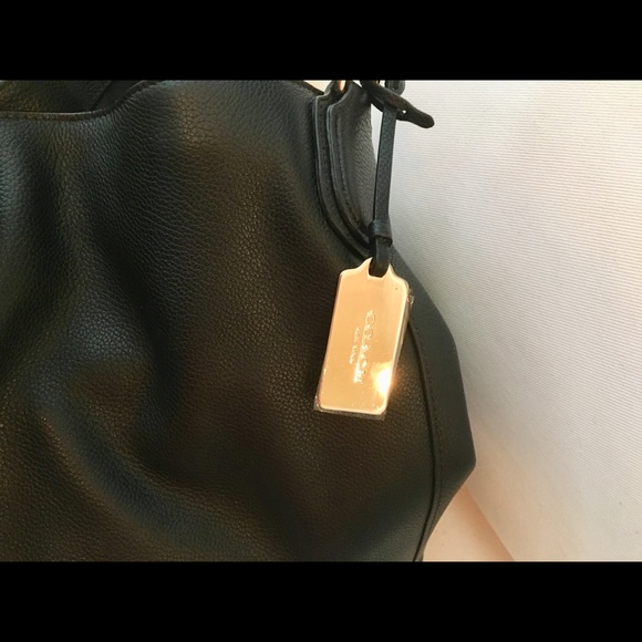 BNWT! Coach LE Edie Embossed Leather Bag - Picture 7 of 8